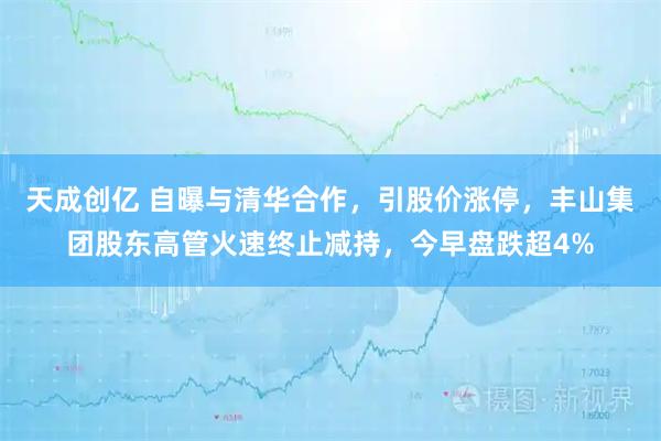 天成创亿 自曝与清华合作，引股价涨停，丰山集团股东高管火速终止减持，今早盘跌超4%