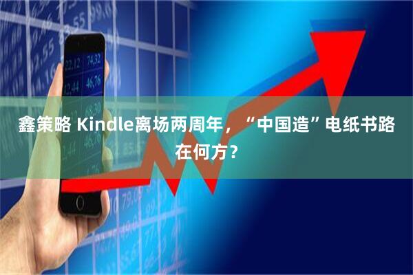鑫策略 Kindle离场两周年，“中国造”电纸书路在何方？